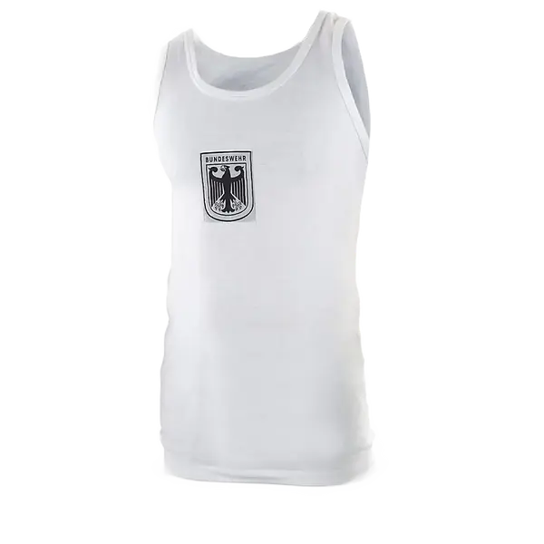 German Army White Tank Top