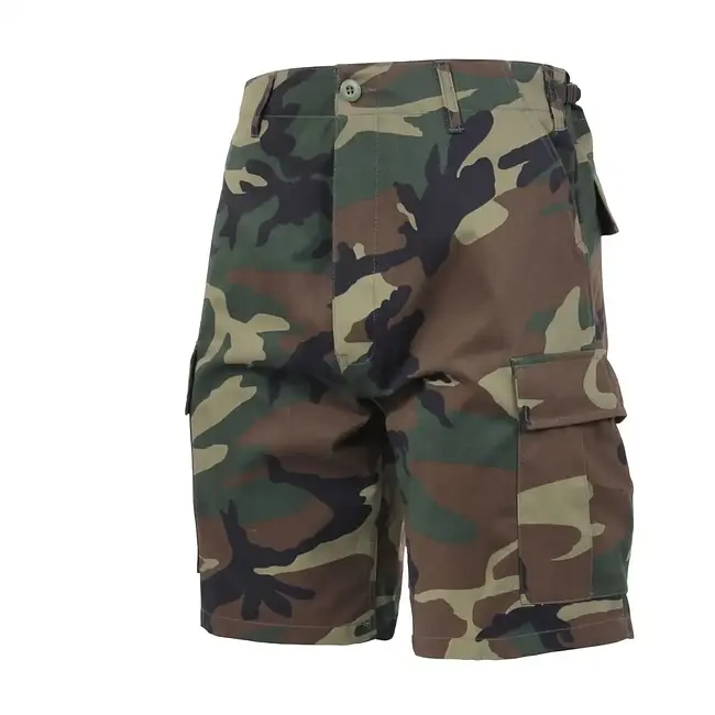 Woodland Camo BDU Shorts