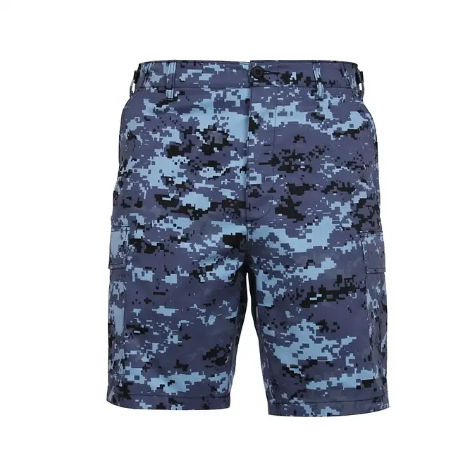 Sky Blue Digital Camo BDU Shorts